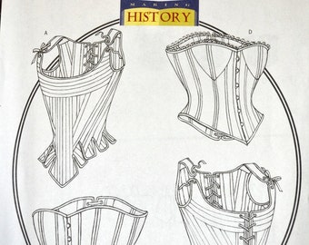 Misses' Corsets Historical Sewing Pattern Butterick 4254 Bust 34-38 inches Complete Uncut FF
