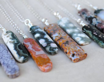 Ocean Jasper Necklace - Ocean Jasper Jewelry