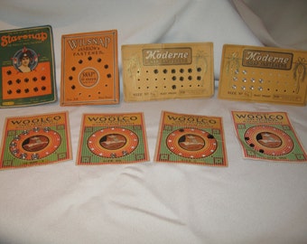 REDUCED LOT of 8 Vintage Snaps Cards