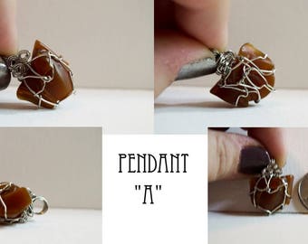 Mexican Fire Opal Pendant