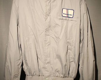 Vintage Panasonic Employee Light Jacket Coat Size XL +