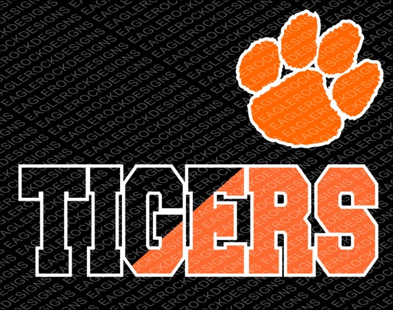 Download Tigers SVG DXF EPS Digital Cut File for Cameo and Cricut