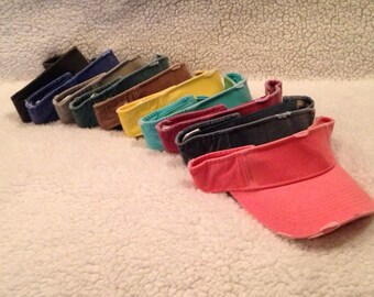 Blank Visor Adam's Visors Adam's Hats distressed visors Blank Distressed Visor Mens Visor Womens Visor Dad Visor Mom Visor