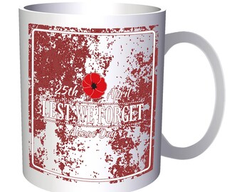 Anzac Day 25th April 11oz Mug a733