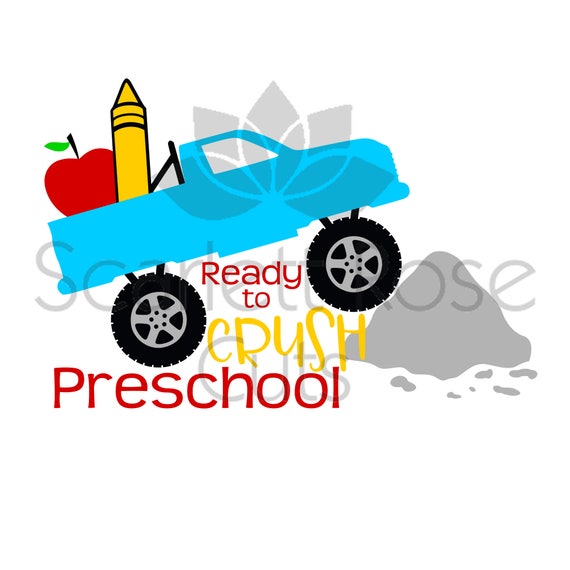 Download Back to School SVG Ready to Crush Preschool first day of