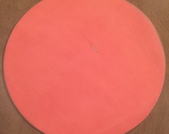 Tulle Circles - Peach