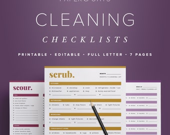 cleaning checklists cleaning schedule house cleaning list daily routine daily weekly