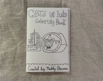 Cats in Hats MissMaddyMakes Coloring Book