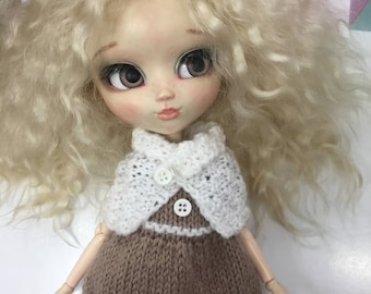 Pullip outfit Dress + cape/dress and cape
