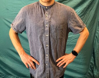 Customized Perry Ellis Mandarin Collar Shirt