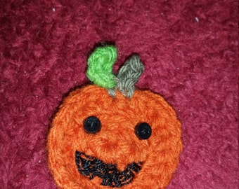Jack-O-Lantern Pumpkin Hairclip