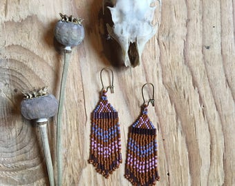 Beyla // Seed Bead Earrings //