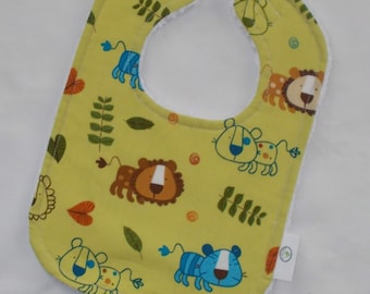On a Whim Lions Chenille Bib - SALE