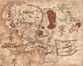 middle earth map