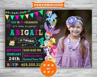 My Little Pony Invitation, My Little Pony Birthday, My Little Pony Invite, My Little Pony Party, My Little Pony – Printable Digital File