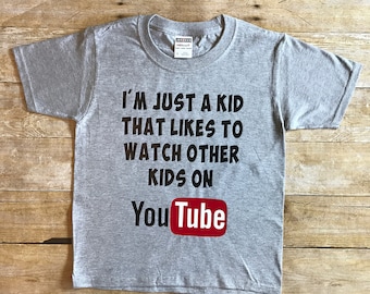 kids youtube shirt