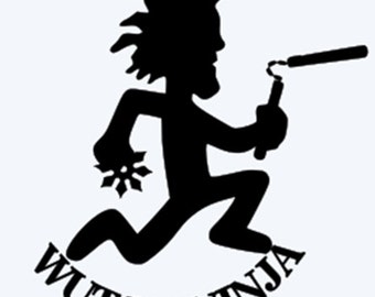 hatchetman weed pot marijuana juggalo ninja vinyl sticker