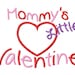 Valentine's Day Embroidery Design Mommy's Little Valentine Applique Embroidery Sayings 4x4 5x7 6x10 hoop Instant Download