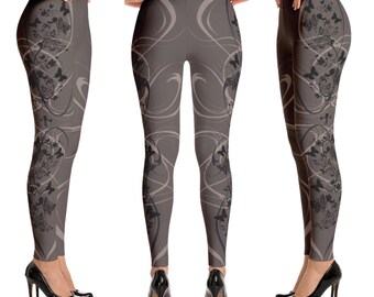 Butterfly Leggings, Funky Leggings, Butterfly Print Pants