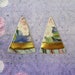 Tin Findings, Tin, Findings, Focals, Drops, Vintage tin, Floral tin, Recycled tin, Tin charms Reclaimed tin, Tin earrings, Tin jewelry