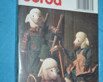 Burda 4236 Lambs and Clothes Sewing Pattern - UNCUT