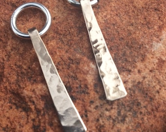 Bronze and sterling earrings