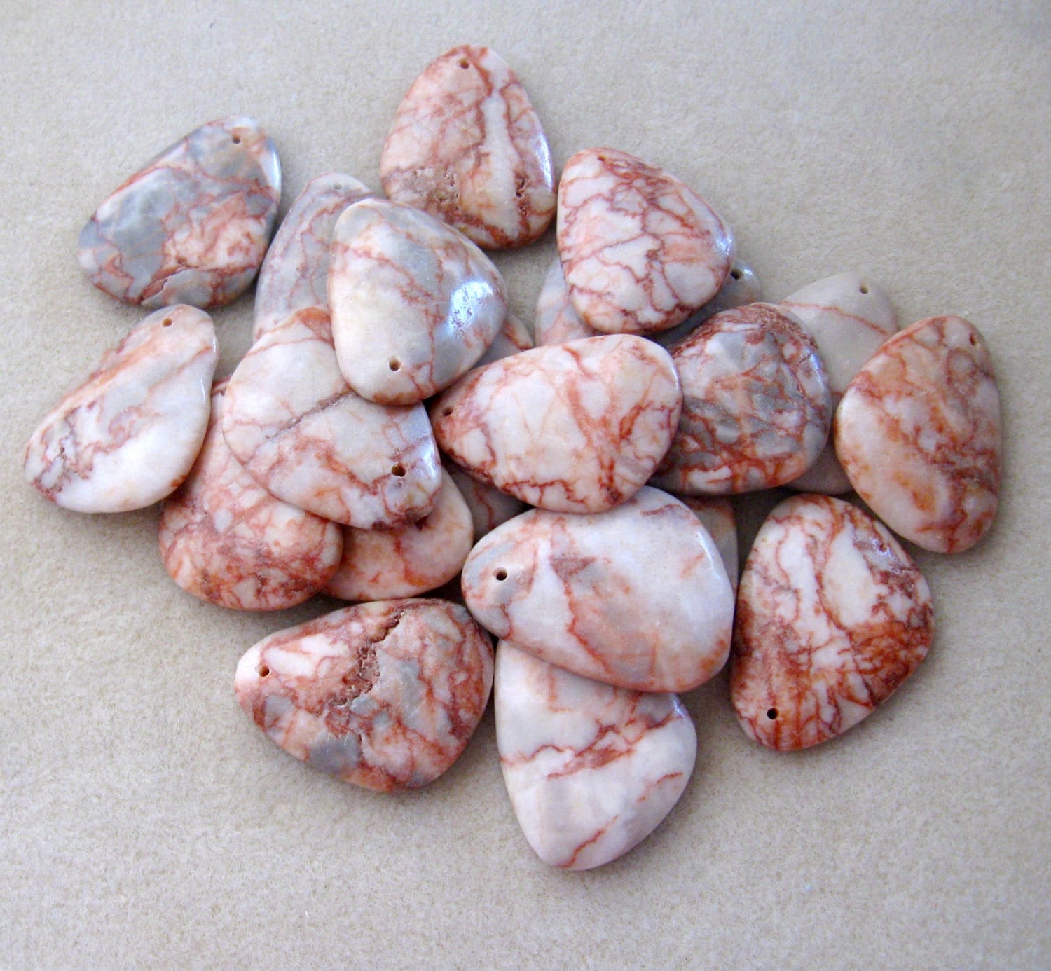 Red Vein Jasper Red Line Jasper Red Line Marble Gemstone