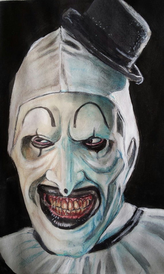 Art the Clown from the movie Terrifier Horror art