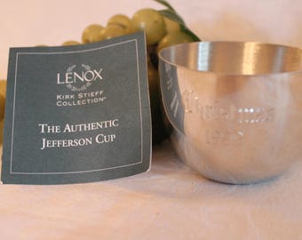 Lenox Christmas Jefferson Cup - Kirk Stieff Collection, Pewter, Thomas Jefferson Memorial Foundation