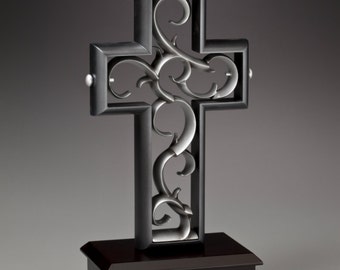 Unity Cross ® Black and Pewter color