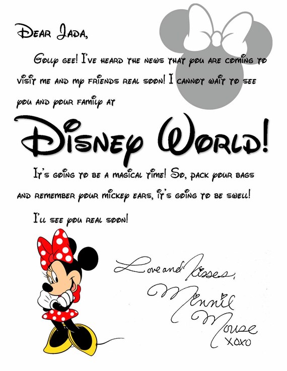 Disney World Invitation Templates 9