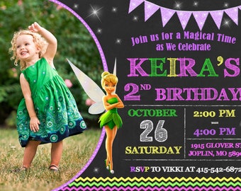 TinkerBell Invitation Birthday - TinkerBell Party