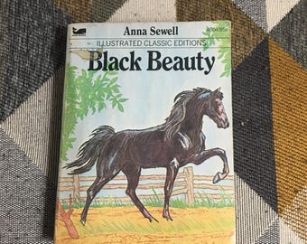 Vintage 1977 Black Beauty Anna Sewell Paperback Book