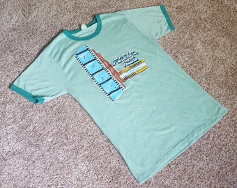 Vintage 1970s Puerto Rico Surfing T Shirt