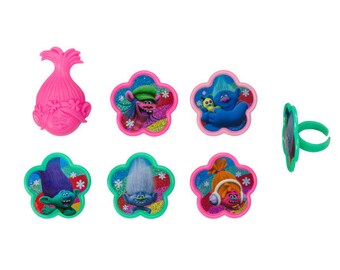 TROLLS Cupcake Rings
