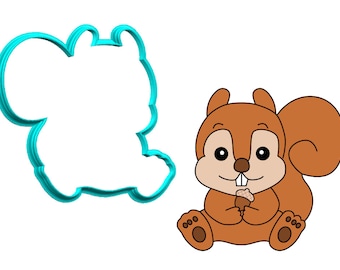 Squirrel #2 Cookie Cutter
