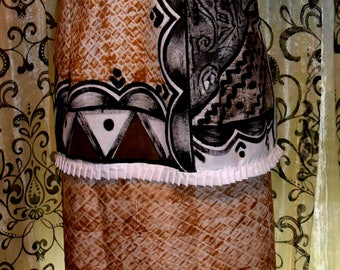 dress up + sarong size 2xl tapa pattern