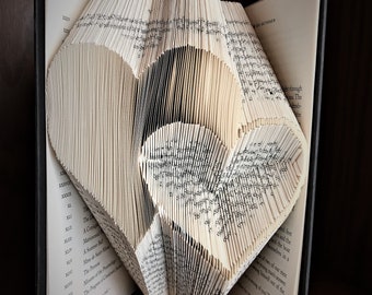 Two Hearts Book Folding
