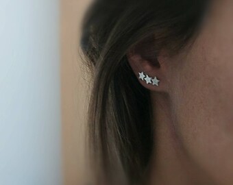 Star Post Earrings, Tiny Star Earrings, Dainty Star Stud Earrings, Sterling Silver Tiny Star Stud Earrings, Star Jewellery, Star Jewelry