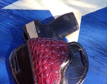 Custom Leather Saddle Holster
