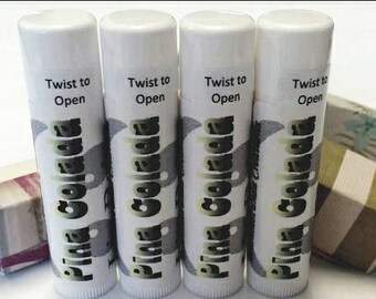 Handmade All-Natural Pina Colada Flavored Lip Balm