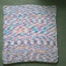 Handmade Knit Baby Blanket/Bernat Pipsqueak Yarn/Sittin' Pretty/28 X 26