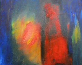 Abstract Oil Painting 16x20 inches