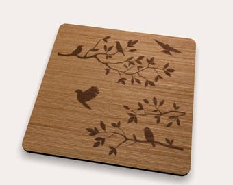 Birds Coaster 262-107 (Set of 4)