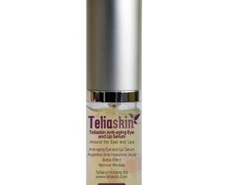 BOTOX EFFECT - Teliaskin Anti-aging Serum - Argireline & Hyaluronic Acid - Remove Wrinkles, Fineline, around the Eyes, Mouth, skin Firming