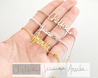 Handwriting Jewelry • Actual Custom Handwriting Bracelet • Personalized Gift for Mom Grandma • Keepsake Jewelry • Signature Bracelet • BH01