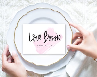 Premade Logo | Business Logo Design | Photography Logo Watermark | Watermark | Blog Branding Kit Design | Mini Branding | Calligraphy Logo