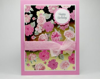 Birthday card for her, happy Birthday cards, Birthday cards for women, Birthday card for mom, Birthday card for friend, bellacardcreations