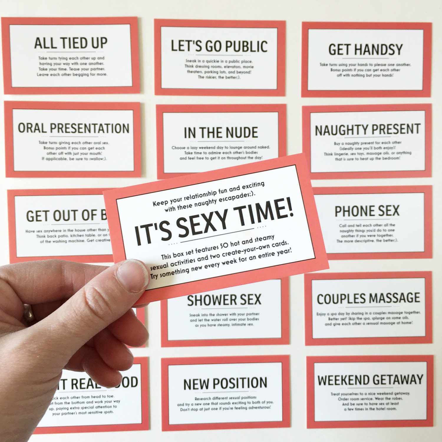 Ready To Ship 52 Sex Coupons Kinky Sex Cards Sex Cards 