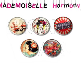 5 glass cabochons 20 mm kimidole size 20 mm cabochons